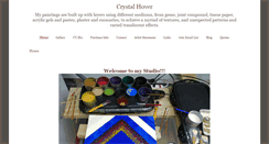 Desktop Screenshot of crystalhoverart.com