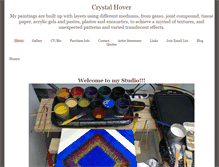 Tablet Screenshot of crystalhoverart.com